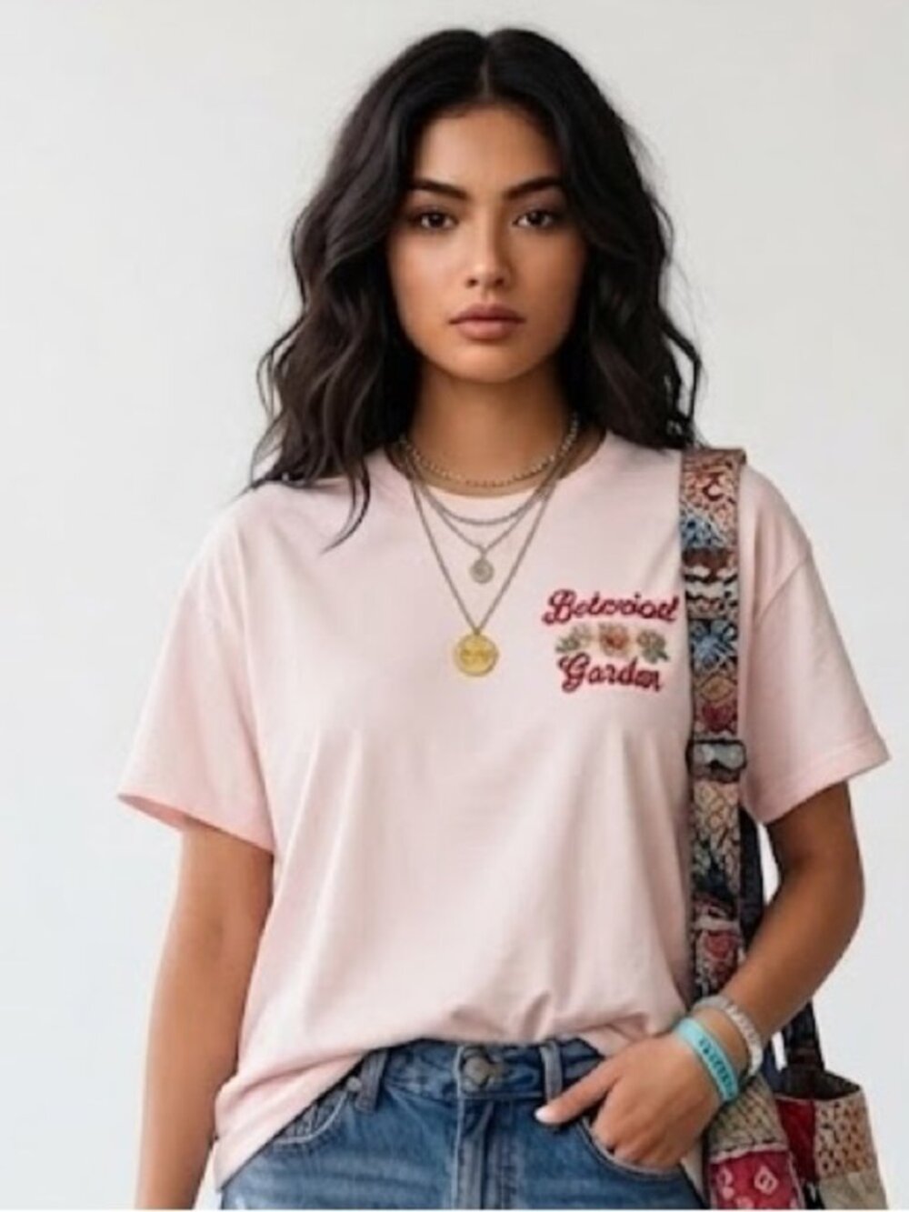 Modern Lux Botanical Garden Graphic T Shirt Women's Size M Tee NWT - Picture 2 of 6